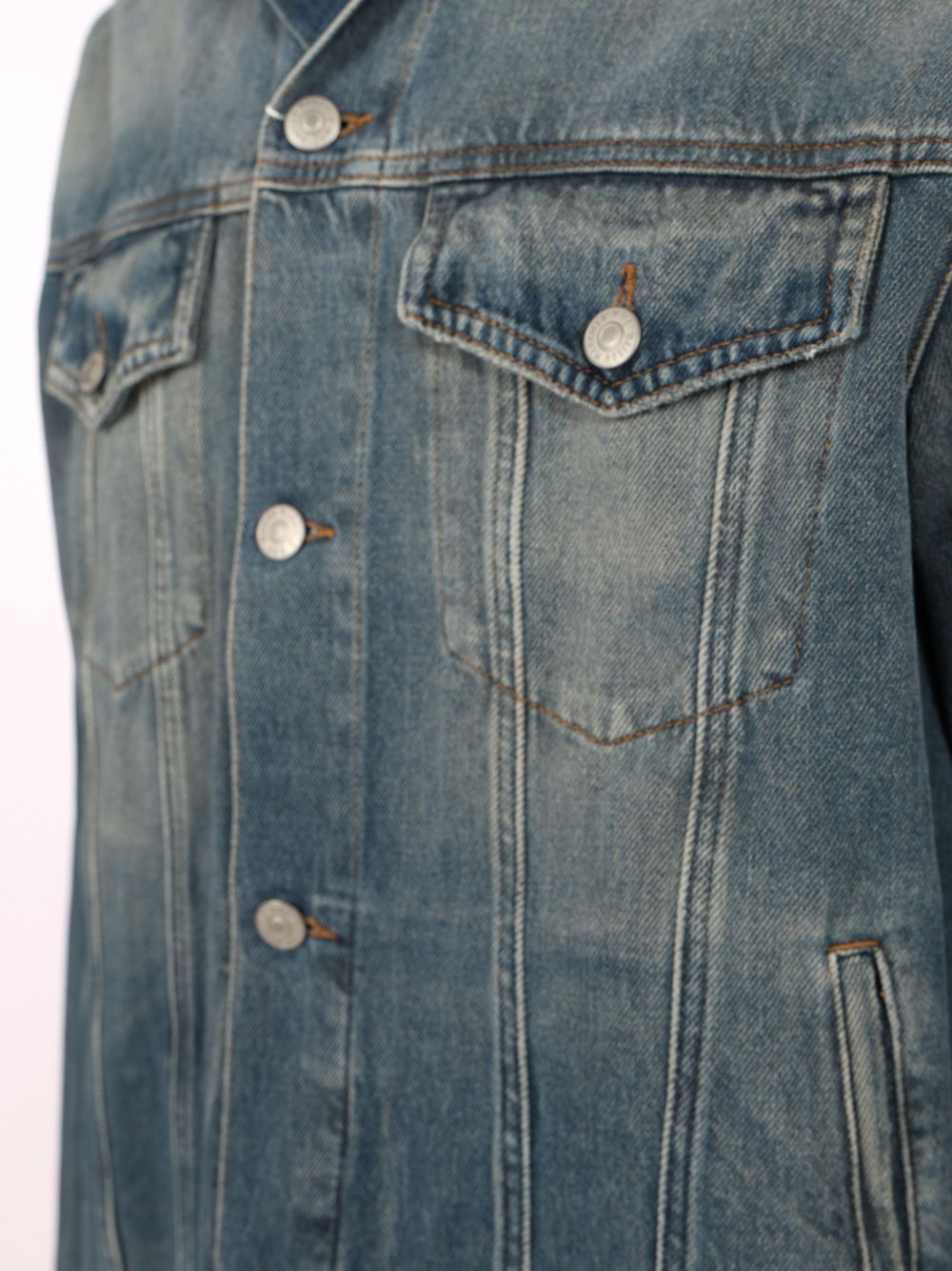 Mm6 Maison Margiela Denim Jacket Jackets - Blue | eb3c9651b09c01d34e1d54be77f451bf75c9d8a2