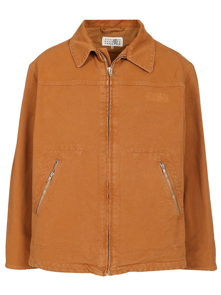 Mm6 Maison Margiela Canvas Jacket Jackets - Orange | fac74f89078c064c93851e718fe6ae758cd3e690
