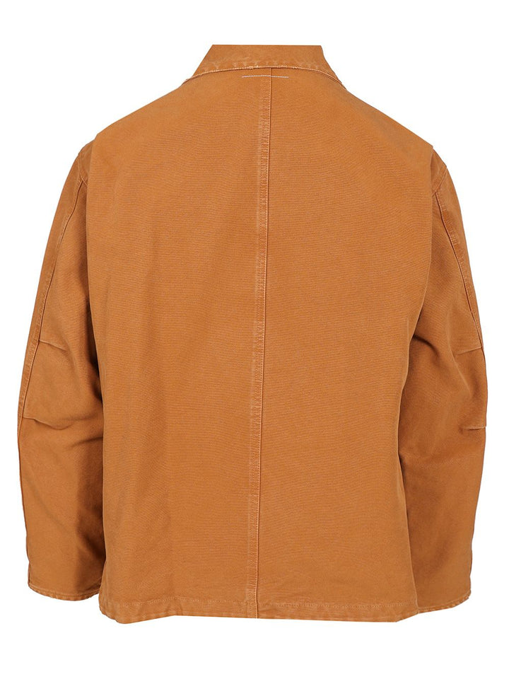 Mm6 Maison Margiela Canvas Jacket Jackets - Orange | b69d6652f554b5d870569c4bdbb69b9894183cfd