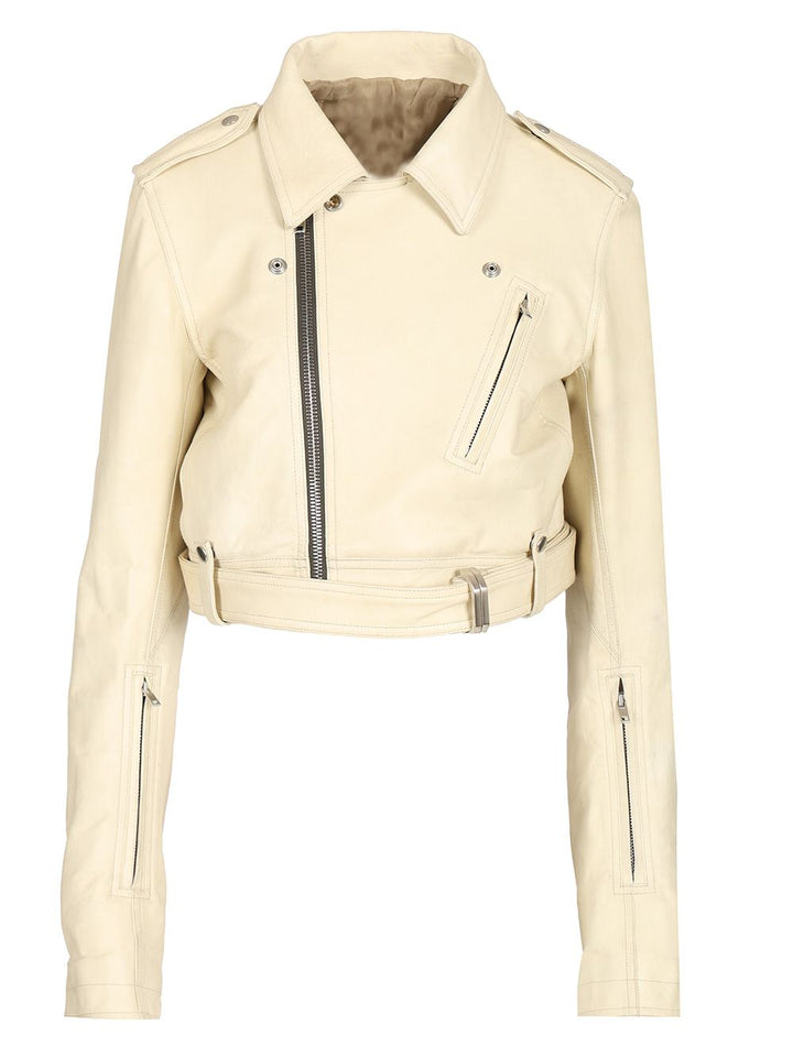Rick Owens Luke S Stooger Jackets - White | c097ecba082a0f77c361dd3b54335f4f531dec80