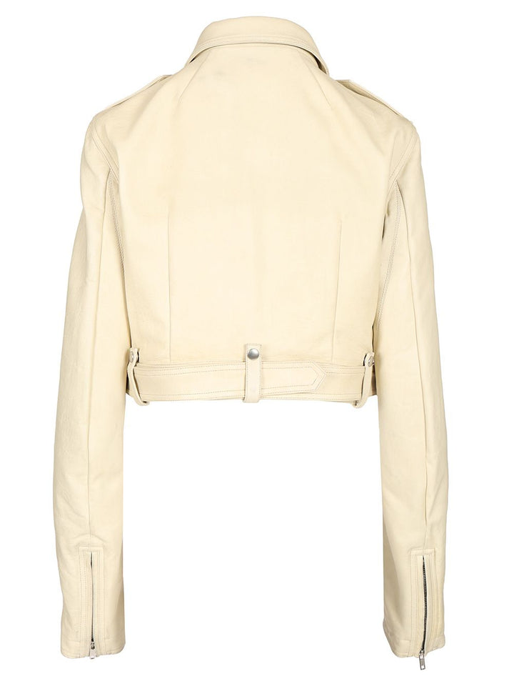 Rick Owens Luke S Stooger Jackets - White | ce0283f7cf82abf70391fe7d325622819515ea09