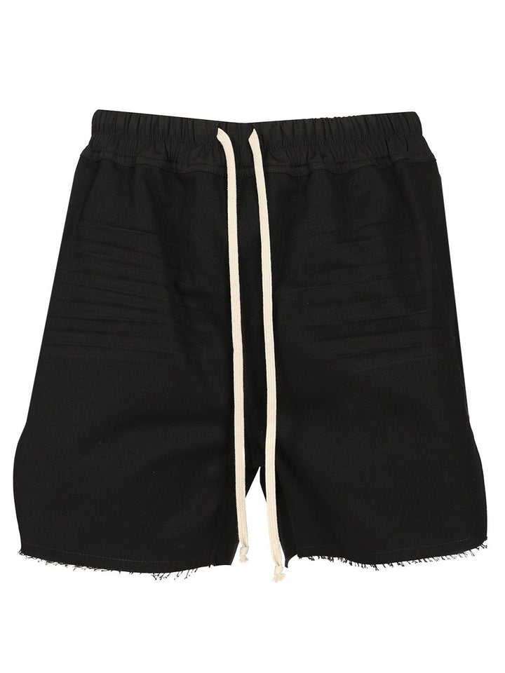 Rick Owens Cotton Shorts Trousers - Black | 0f48dd73840774e2567dd1cf792482d71dcb4d7b