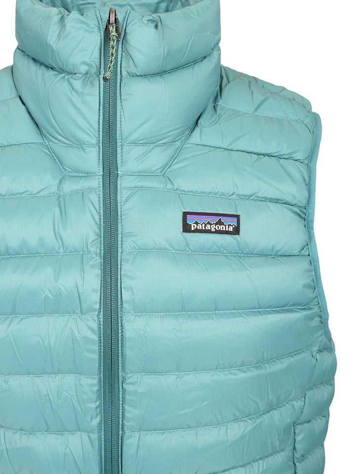 Patagonia Sleeveless Drawstring Down Jacket Coats - Light blue | a6e5cd64e92d63e2e791c116bf1157dd69f304d5
