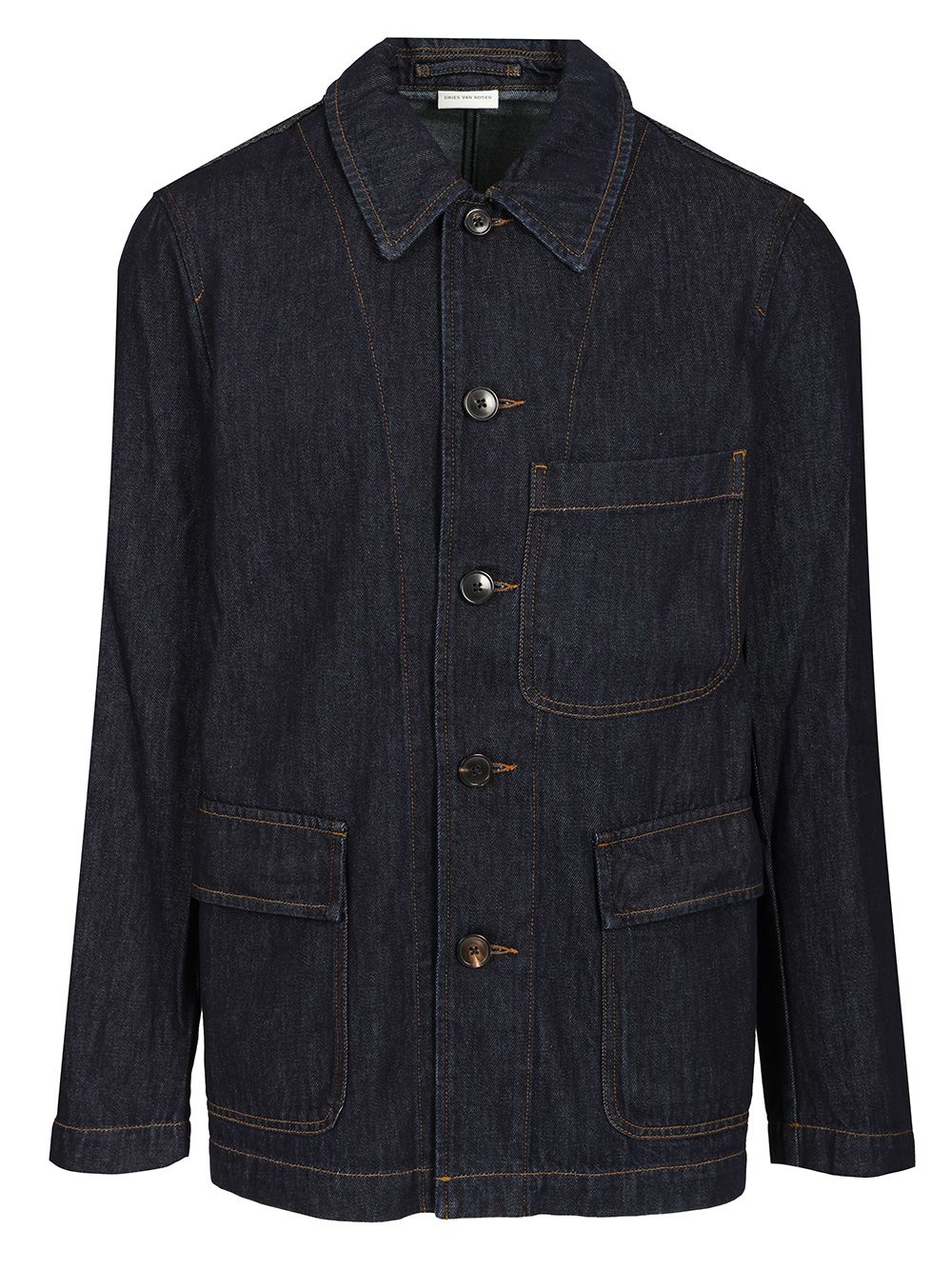 Dries Van Noten Denim Jacket Jackets - Blue | 21e87cc8996d0ee523a02ac6e2454d9ae9eef4a5