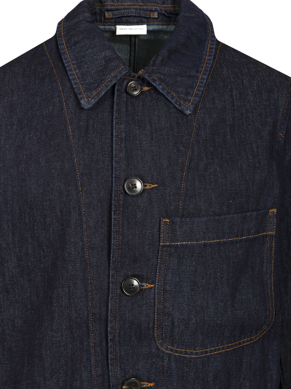 Dries Van Noten Denim Jacket Jackets - Blue | 7efba548322dc2580d5fedf0b182ca14531c6aed