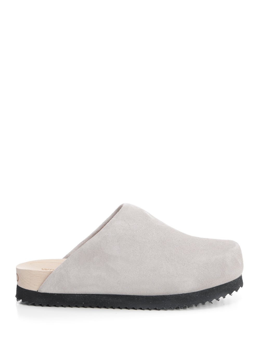 Wud Suede Clogs Sandals - Grey | cf5e3aa60ec35654fbcfee3287c28e3b46cc0f27