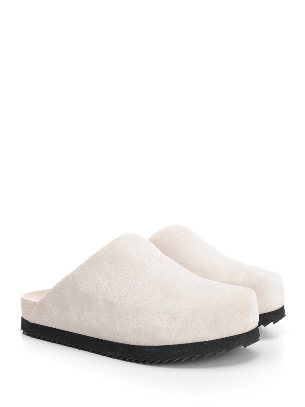 Wud Suede Clogs Sandals - Beige | 2d39730120ae7cd16bd20cb064aee47b9f3c38cf
