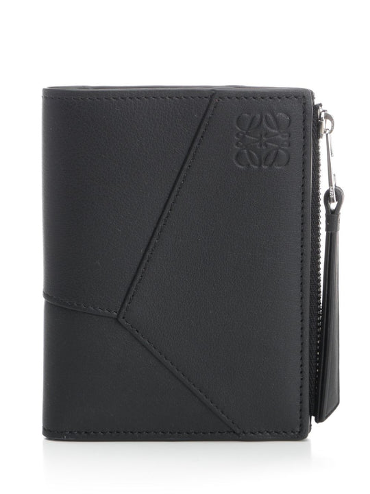 Compact “Puzzle” Wallet Wallets Black