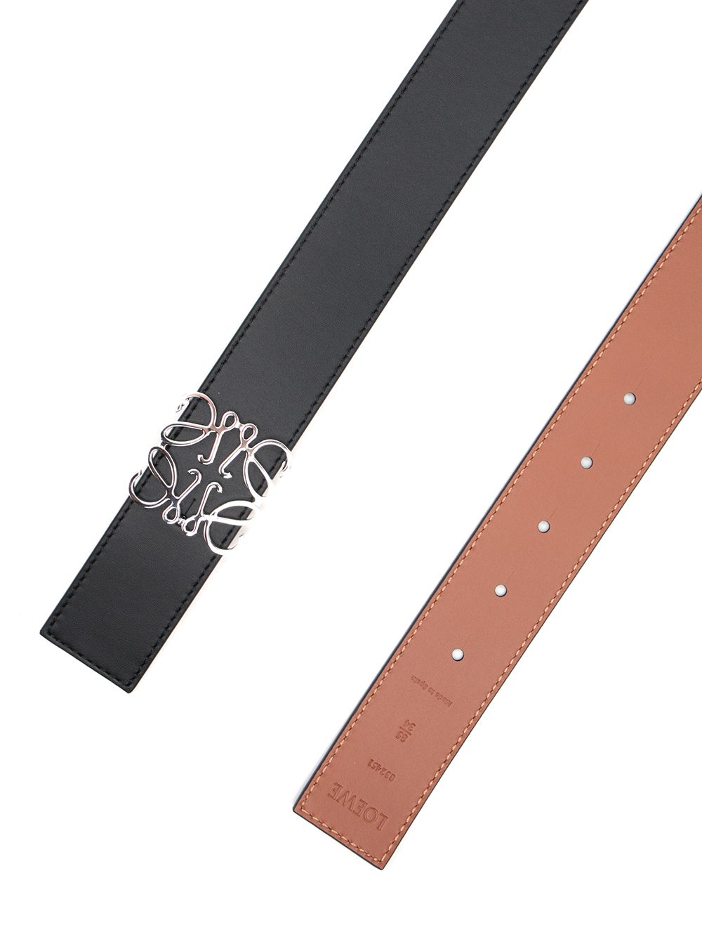 Loewe Anagram Belts - Black | a2d60dd2c12853449a859176fa79291eeead9d91