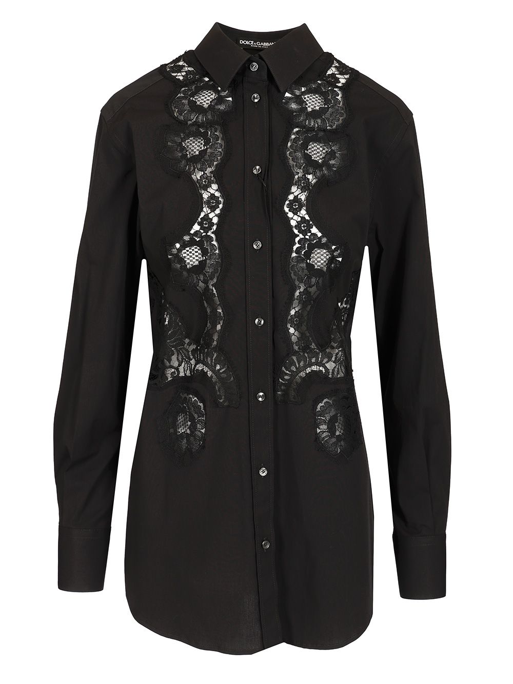 Dolce & Gabbana Cotton Poplin Shirt Shirts - Black | 997faab5c465b80f019d5bc5b19fe28ec4ce682c
