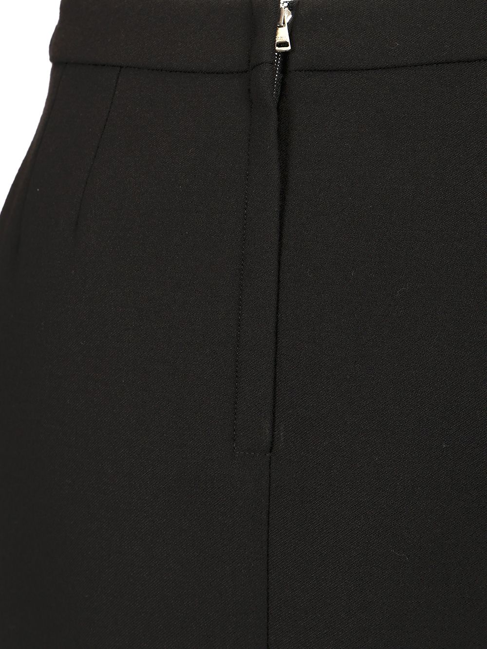 Dolce & Gabbana Wool Midi Skirt With Slit Skirts - Black | 9883b8fe8b695a2b358e78c66034962c90a365f0