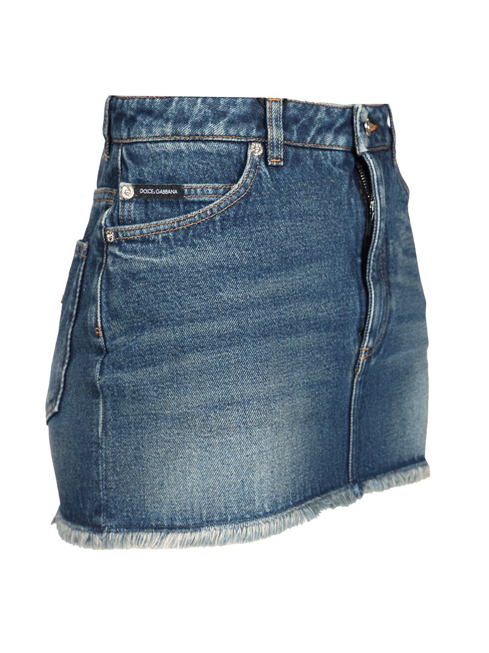 Dolce & Gabbana Denim Mini Skirt Skirts - Blue | ea6f608cb1dd957eb9894805f73bd806c30bbee4