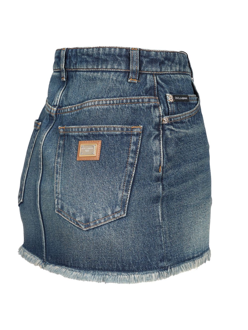 Dolce & Gabbana Denim Mini Skirt Skirts - Blue | 5eceb7b6c243001d70d063ee9ce8261620be58e5
