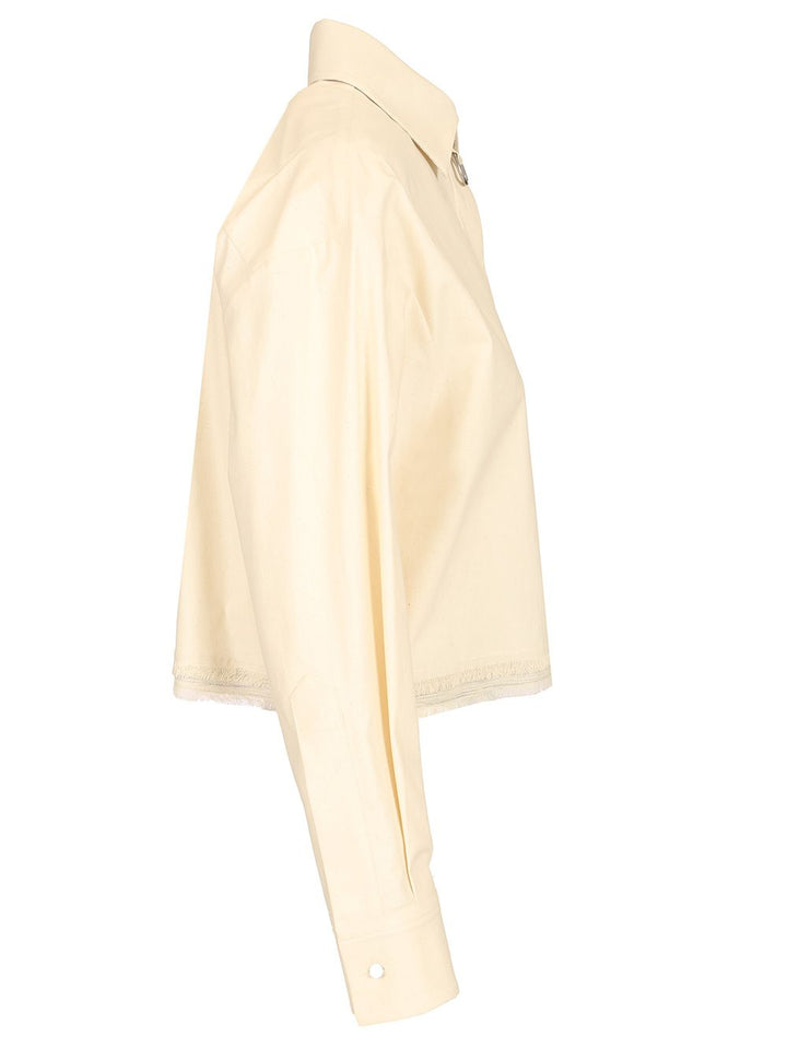 Durazzi Milano Cropped Shirt Shirts - White | bdbc198e34c67020c747409979739c8b4558fe44