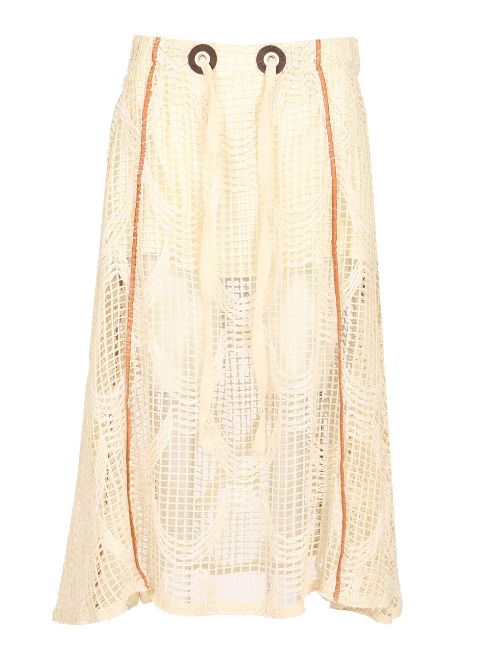 Durazzi Milano Mesh Midi Skirt Skirts - White | 58264c8b6b8c365807b8a6f6e10e6ac296fbf75a