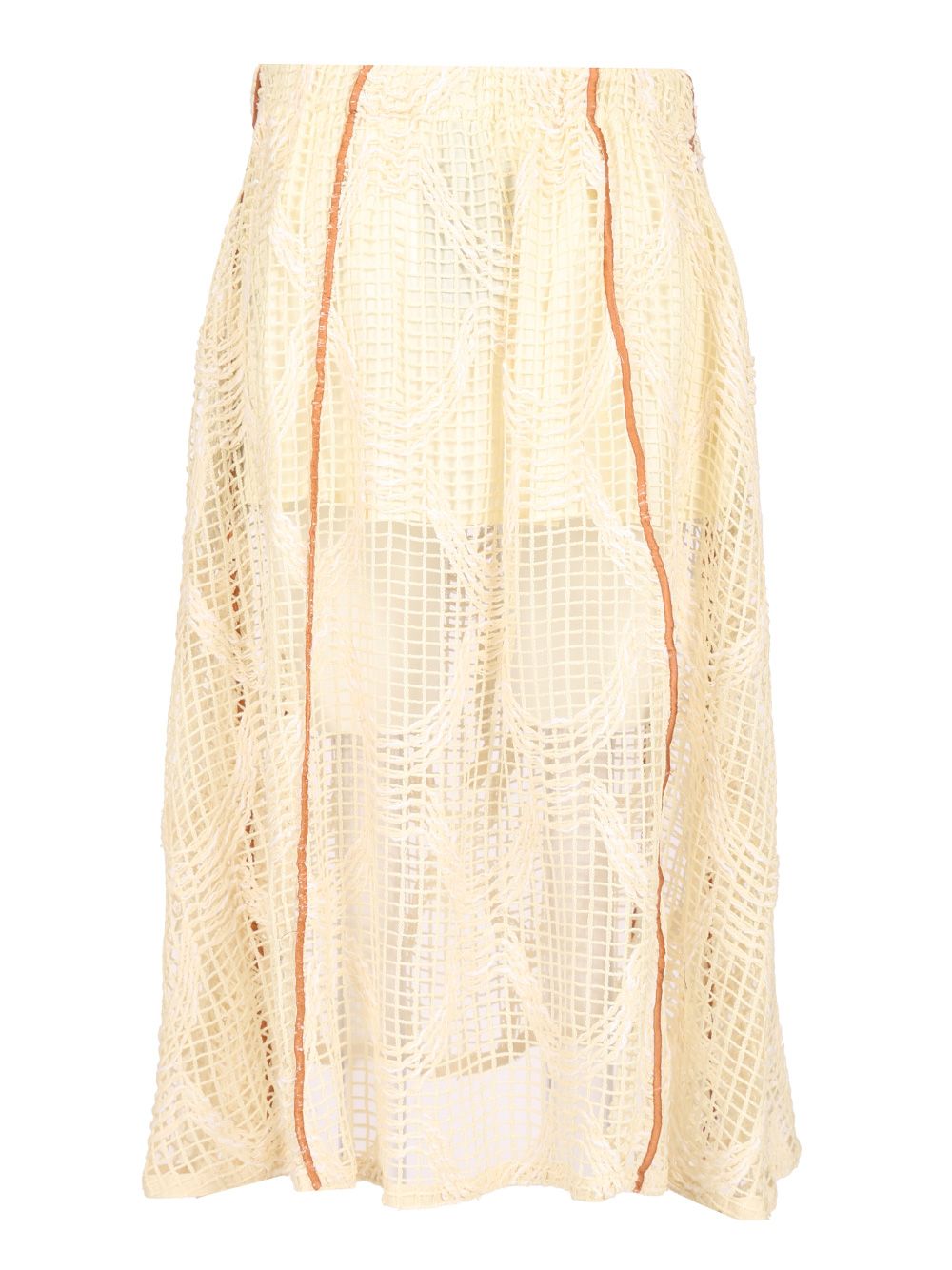 Durazzi Milano Mesh Midi Skirt Skirts - White | e40b3454d17a1c1720131ee6ad1295c00960a869