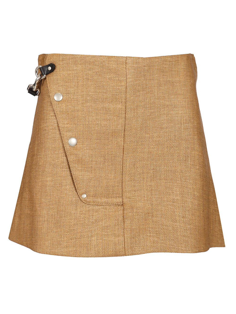 Durazzi Milano Rafia Mini Skirt Skirts - Beige | 5632ece37cc5b4ba603e96186a8f03b6412d9e91