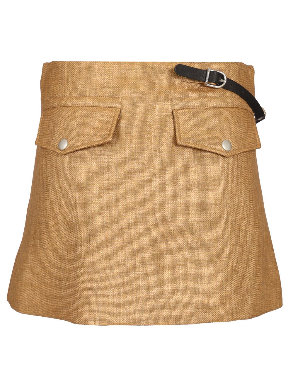 Durazzi Milano Rafia Mini Skirt Skirts - Beige | 65bb236a51318aeb7dc719925041e78edc03c5fe