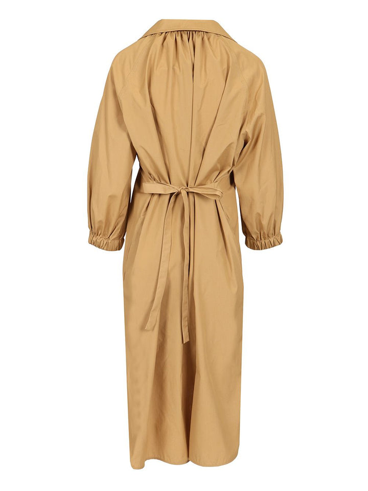 Marni Midi Shirt Dress Dresses - Beige | b91789b3999ccf1fb95244172e91db20efaa22d0