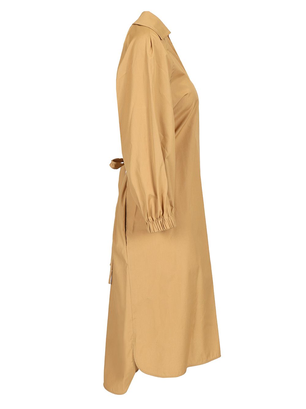 Marni Midi Shirt Dress Dresses - Beige | bd929d3a2ba4e7a58a134c52425a4a1775dbb54e