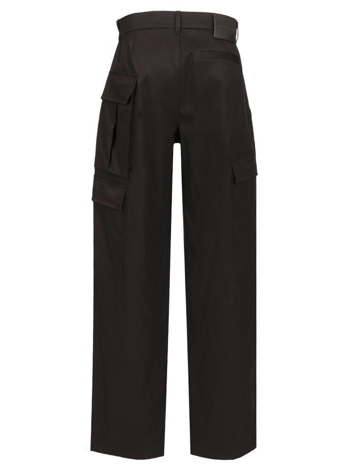 Loewe Cotton And Silk Cargo Pants Trousers - Black | 762dfbff2d8fde5ac8330311effdee1eb3151772