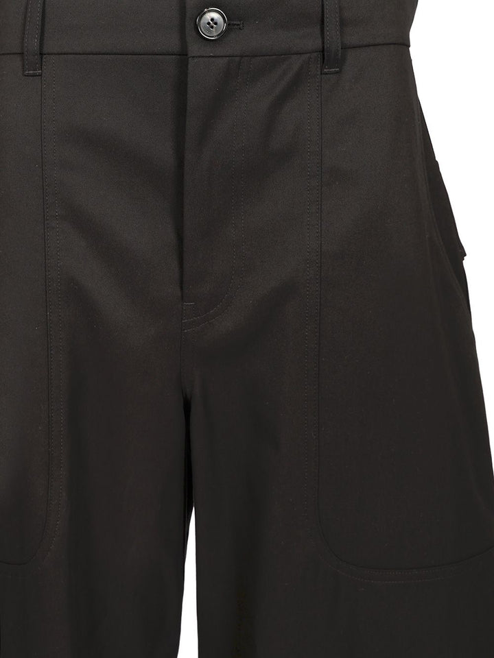 Loewe Cotton And Silk Cargo Pants Trousers - Black | dd737015e46fcbe3bd0b4e7cd0f76b0d47ed3b70