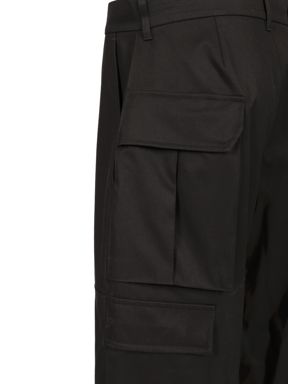 Loewe Cotton And Silk Cargo Pants Trousers - Black | 6b942998847a4b6f4ce71bb29bb379e44ca06e24