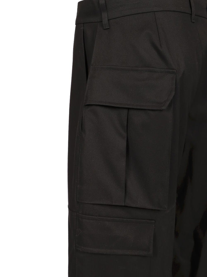 Loewe Cotton And Silk Cargo Pants Trousers - Black | 6b942998847a4b6f4ce71bb29bb379e44ca06e24