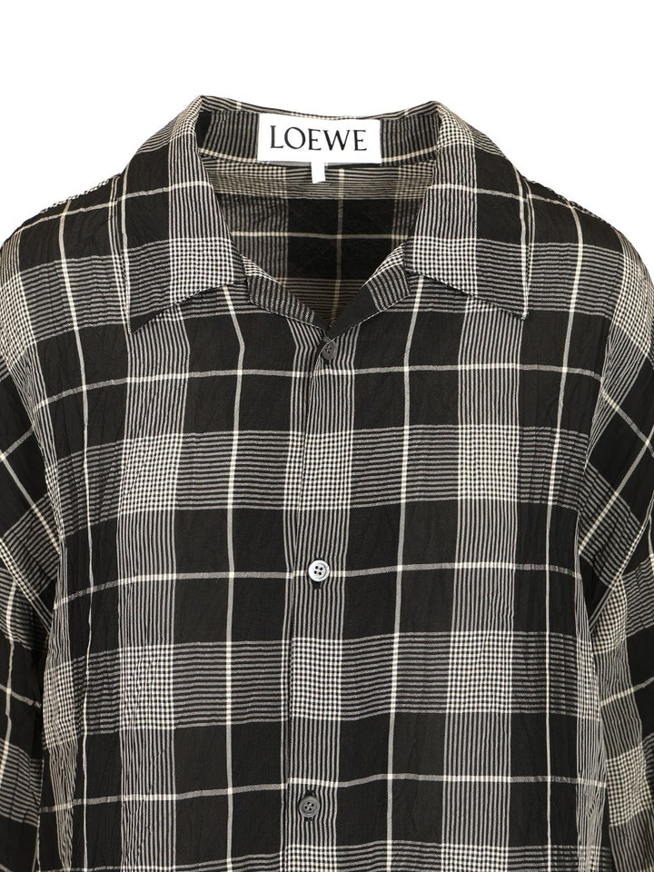Loewe Short-Sleeved Viscose Shirt Shirts - Multicolor | 090aba1d853aedfee0027a306d5a08a423d03c86