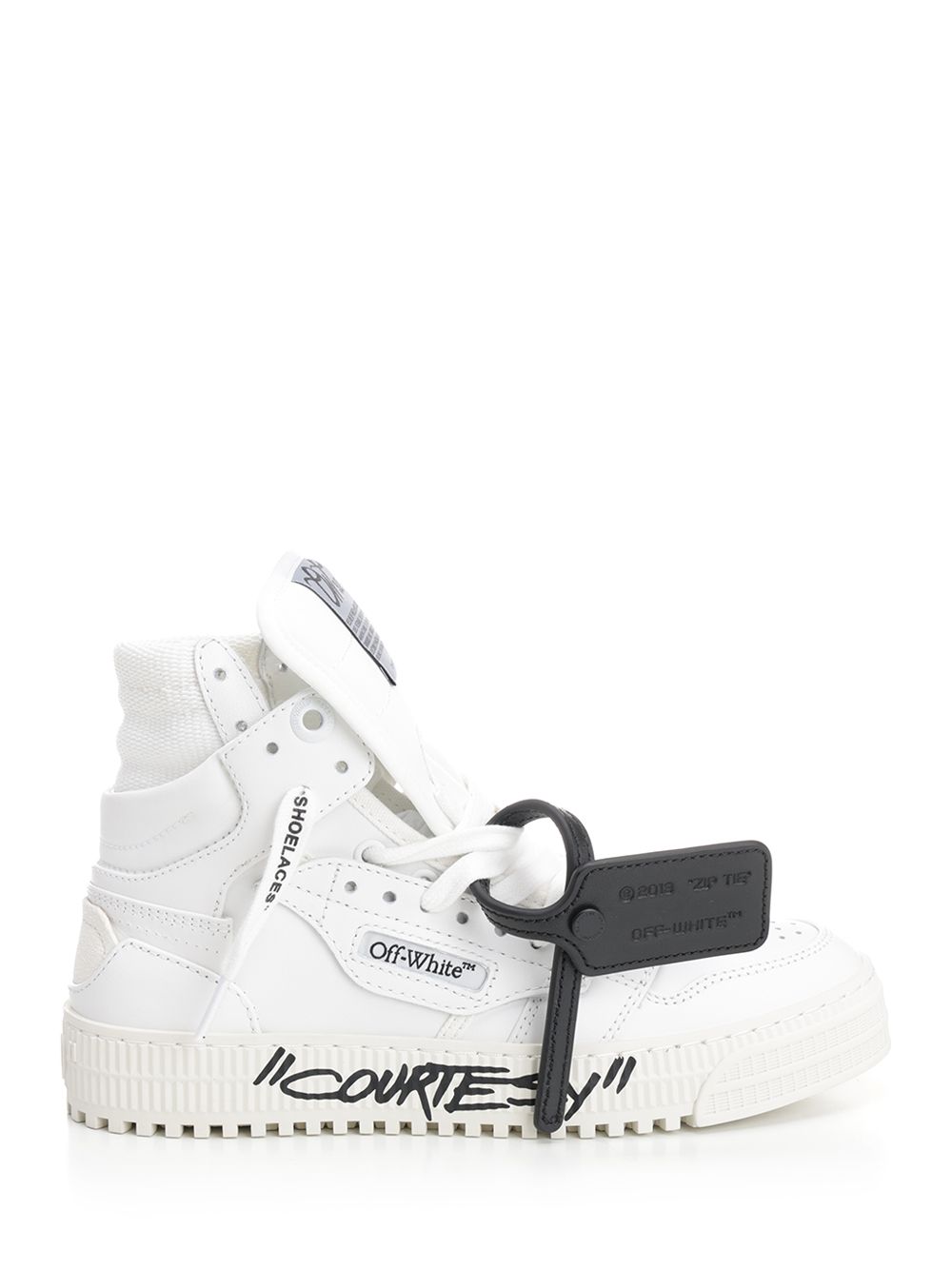 Off-White 3.0 Off-Court Courtesy Sneakers - White | bfe679e209f8e50f7b46410e09681bcfa988e304