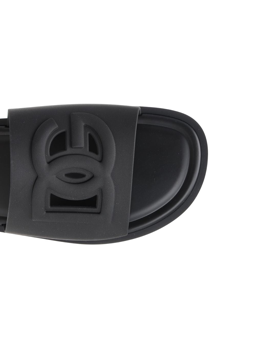 Dolce & Gabbana Slide Beachwear Sandals - Black | 0a316c120797d98e02146f0c32287994fabceaea