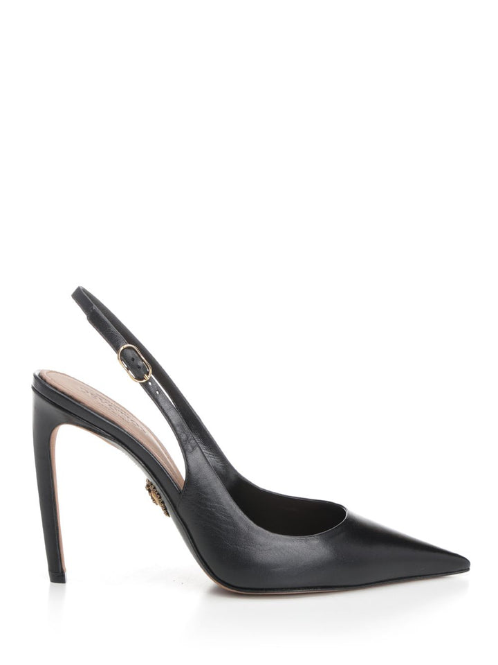 Dolce & Gabbana Leather Slingbacks Pumps - Black | cf90688ab2bbf1355b59d261cc8be7d4061145e1
