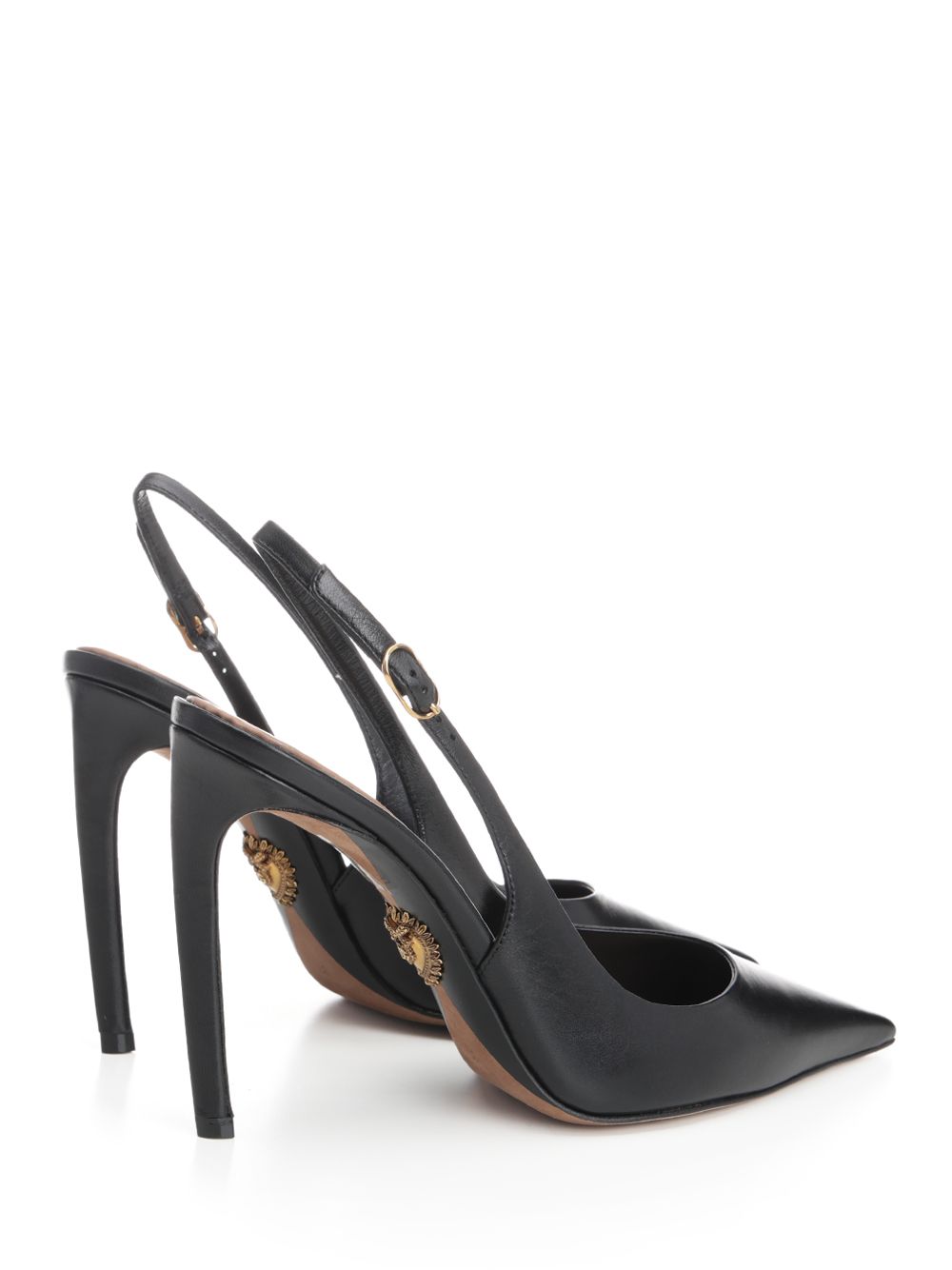 Dolce & Gabbana Leather Slingbacks Pumps - Black | 78c2625b4fba54c649029942918da63c7f57daf9