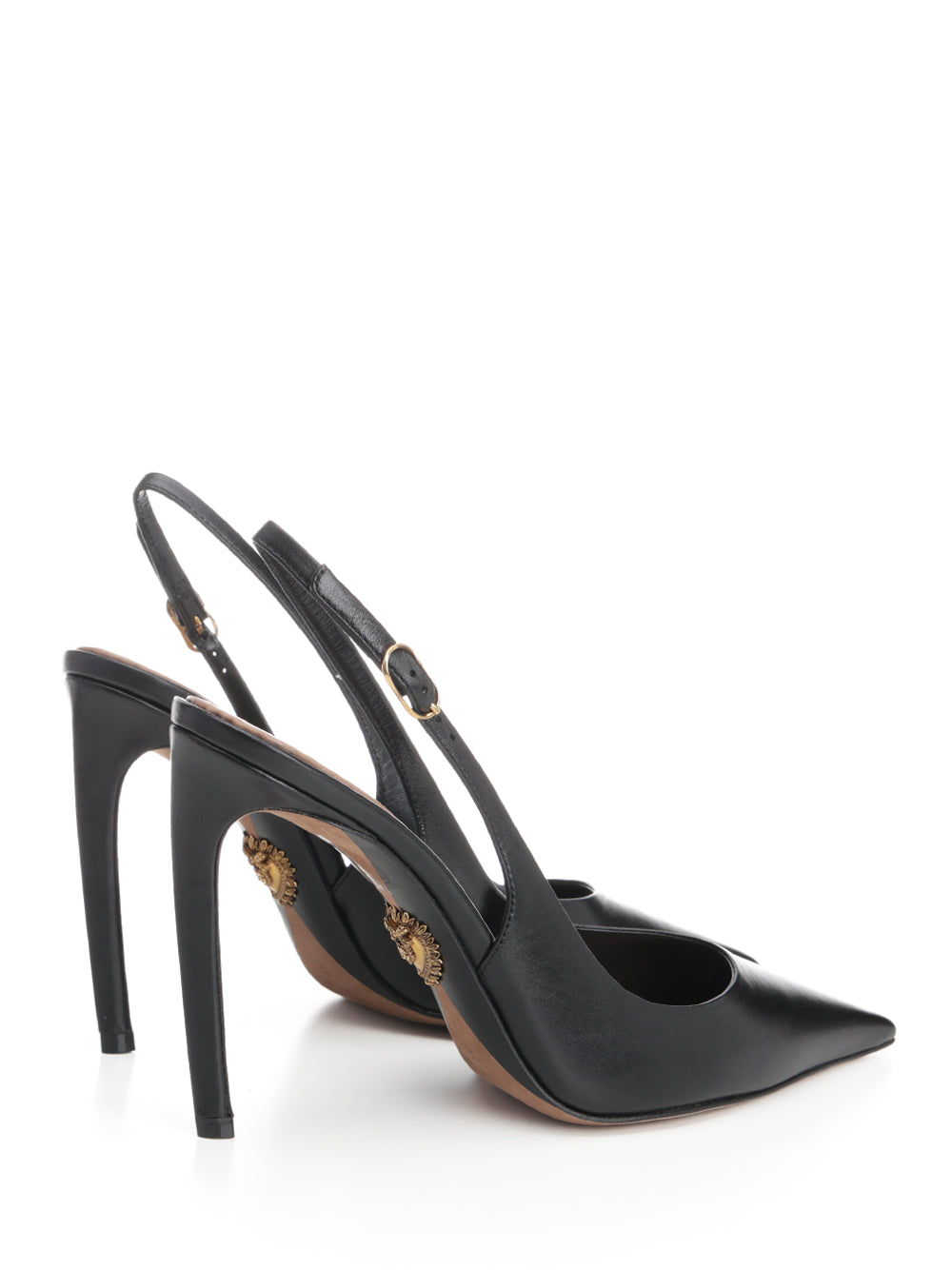 Dolce & Gabbana Leather Slingbacks Pumps - Black | 1fda84c9b4be2cb872d67e2be33887cf0086ad29