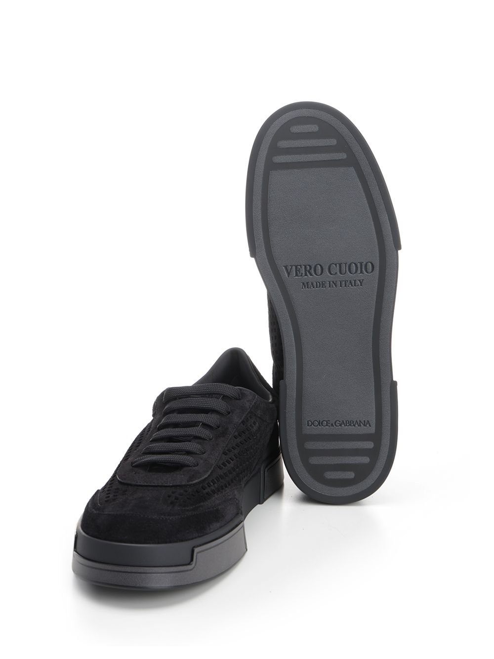 Dolce & Gabbana Portofino Yacht Sneakers - Black | 517bf31b06fcab2bc2b2958c3d353d2a010fc482