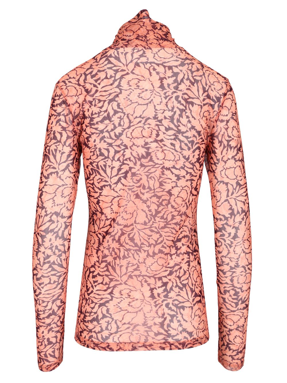 Dries Van Noten Stretch Tulle Turtleneck Knitwear - Multicolor | ea163b7ea03e208504ad32c4466d541137e4a55f