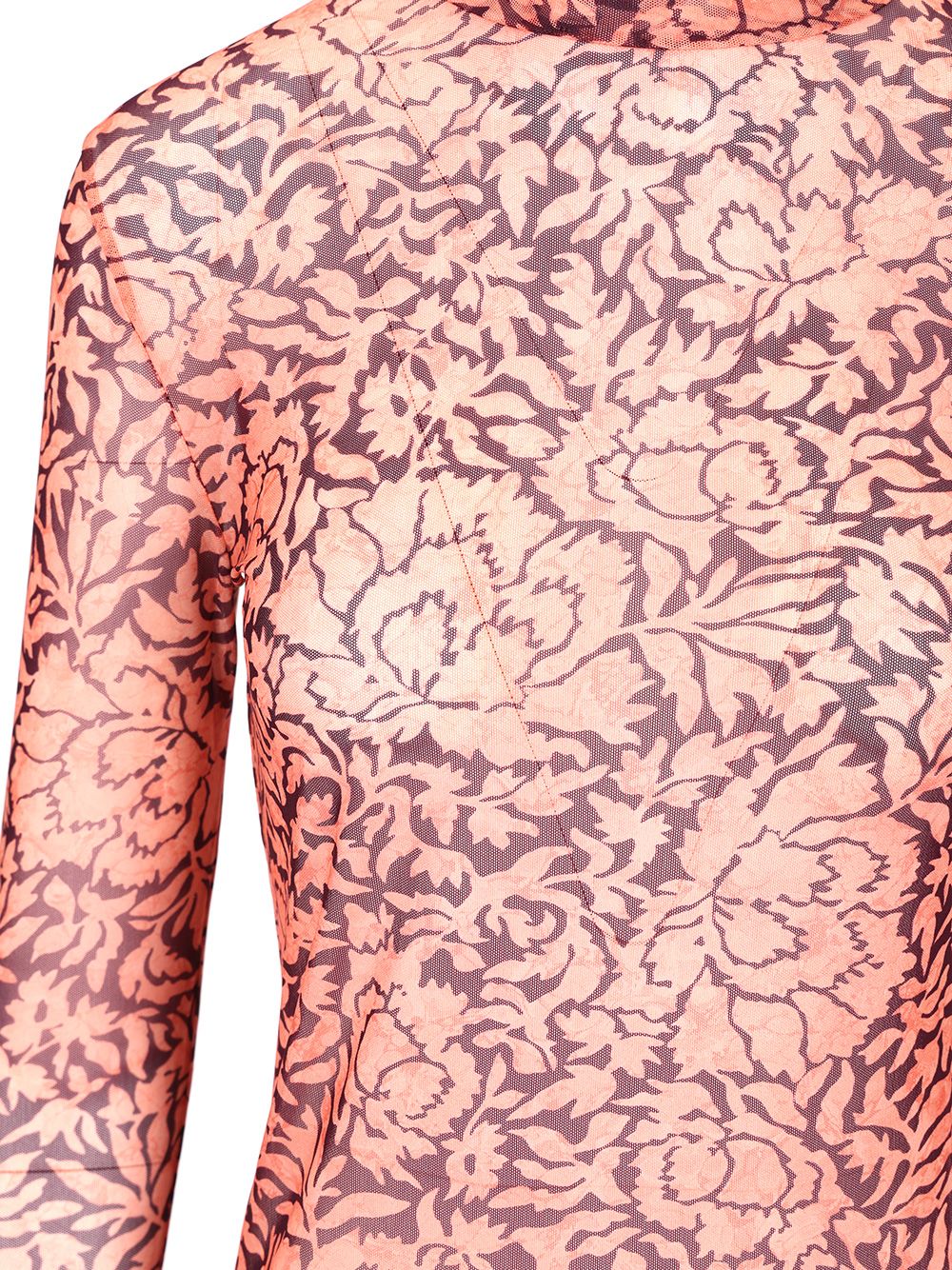 Dries Van Noten Stretch Tulle Turtleneck Knitwear - Multicolor | f8966673cf2e70d4311a2db76ad68c38e22550a5