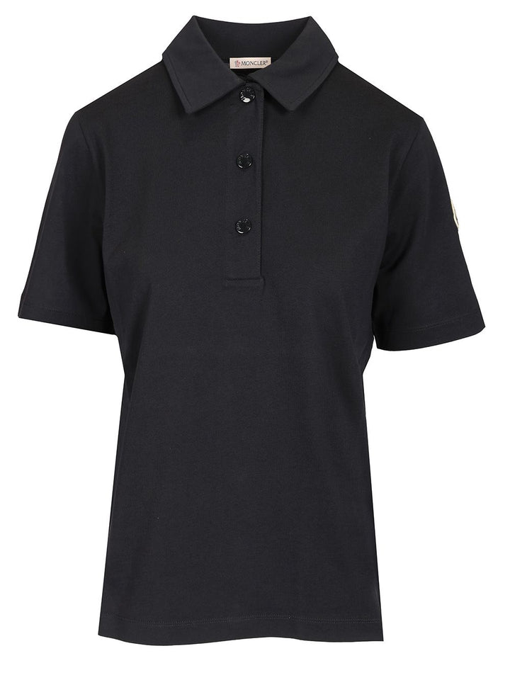 Moncler Short Sleeve Polo Polo shirt - Blue | 2c33630315abb9217f34ace3eb30998652b036ca