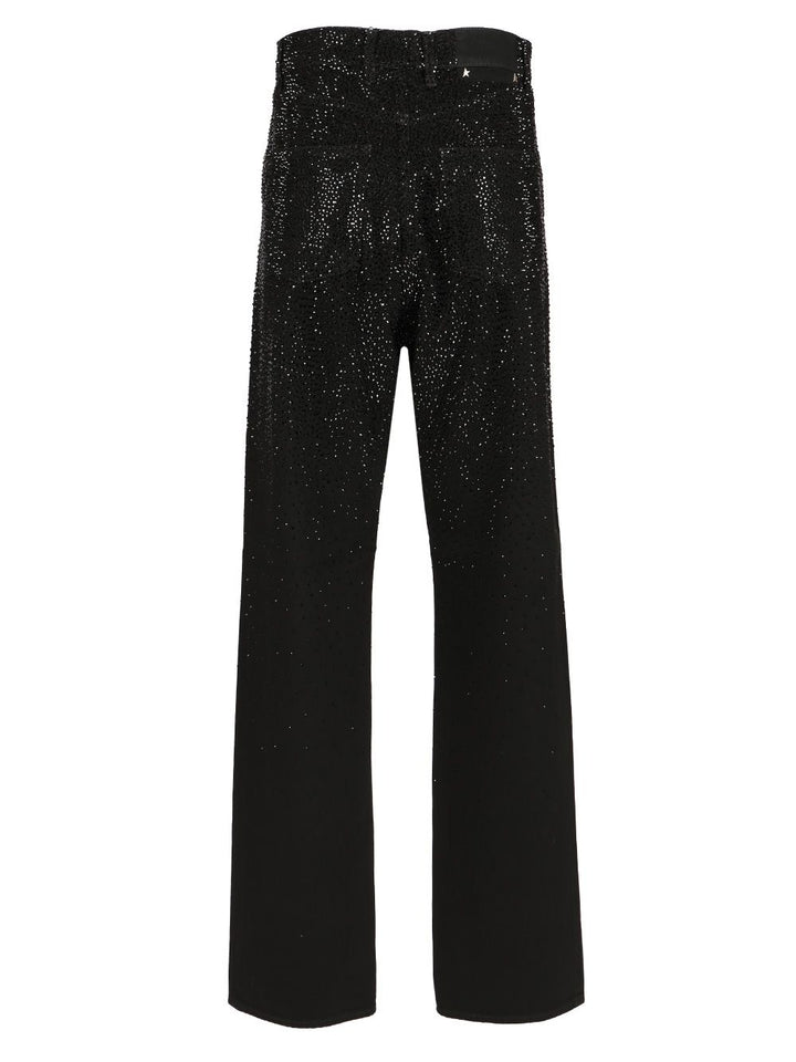 Golden Goose Deluxe Brand Denim  With Crystals Trousers - Black | cd46ec4a9ad78390195259900d4f16c78f3d4af5