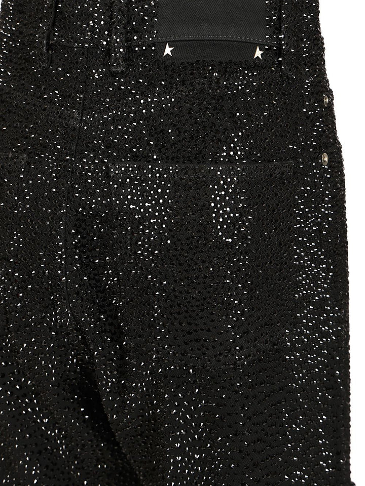 Golden Goose Deluxe Brand Denim  With Crystals Trousers - Black | 92b9b97d1b357009543d70bbe3b7906f185902b0