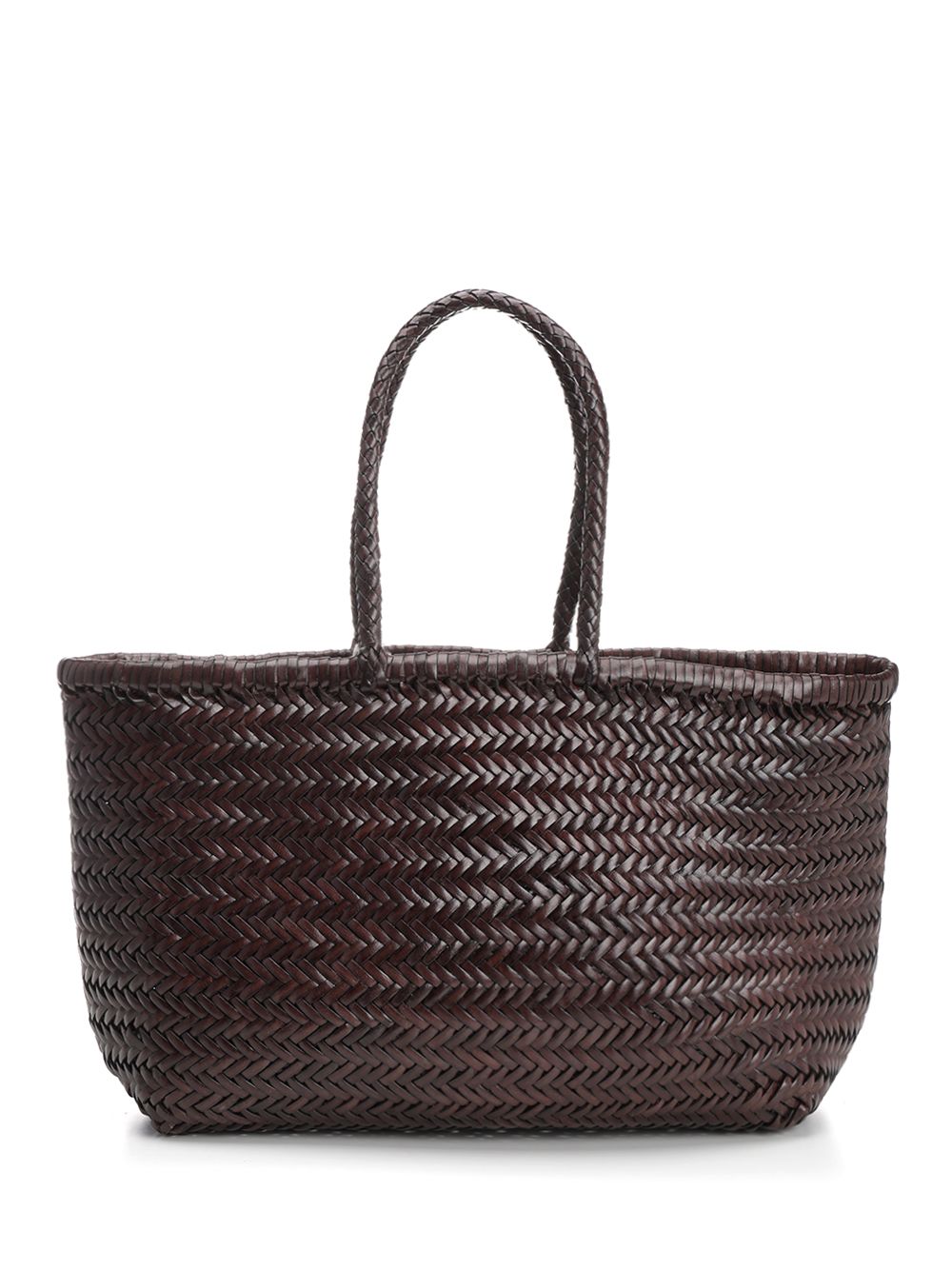 Dragon Diffusion Large  Woven Leather Basket Handbags - Brown | 9c4d5ac5a6d96001b2fda7537c74c55ce2be071e