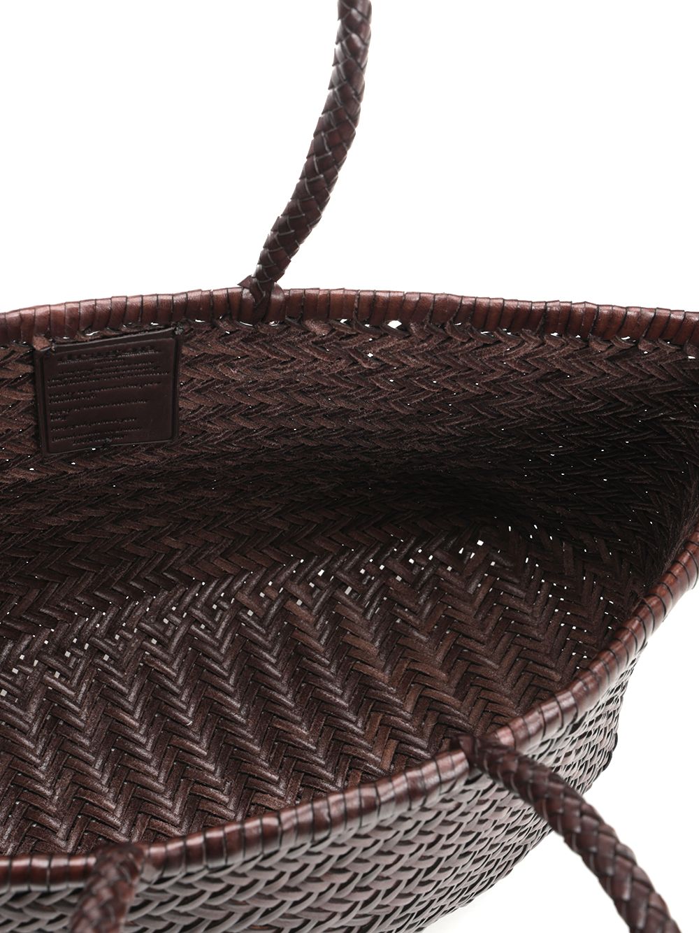 Dragon Diffusion Large  Woven Leather Basket Handbags - Brown | fe7193dcfa84f02bdd45e75b7571e687ba887583