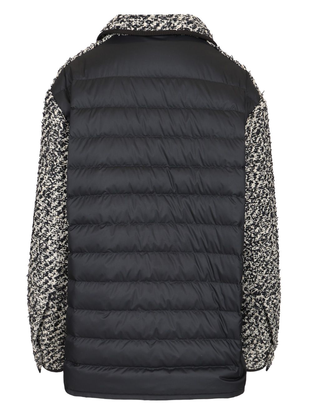 Moncler Padded Tweed Shirt Jacket Shirts - Black | 0e83917d3238d167de87edfc07c8ff29fb8bc7dc