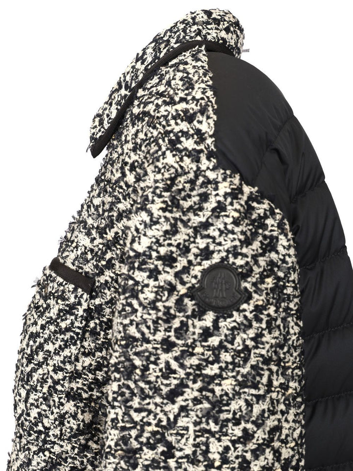 Moncler Padded Tweed Shirt Jacket Shirts - Black | 9e3d178b977d16fd7d7e8d720de8306cd29eff62