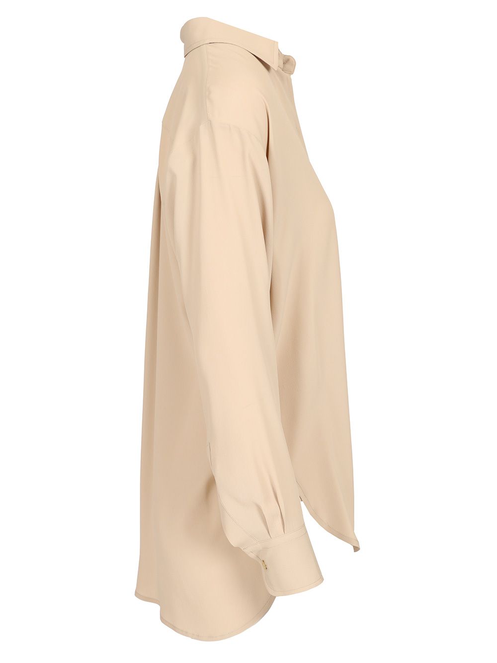 Al Duca D'Aosta Washed Silk Shirt Shirts - Beige | a0518a94514ab325e800540d5342d10917d7e794