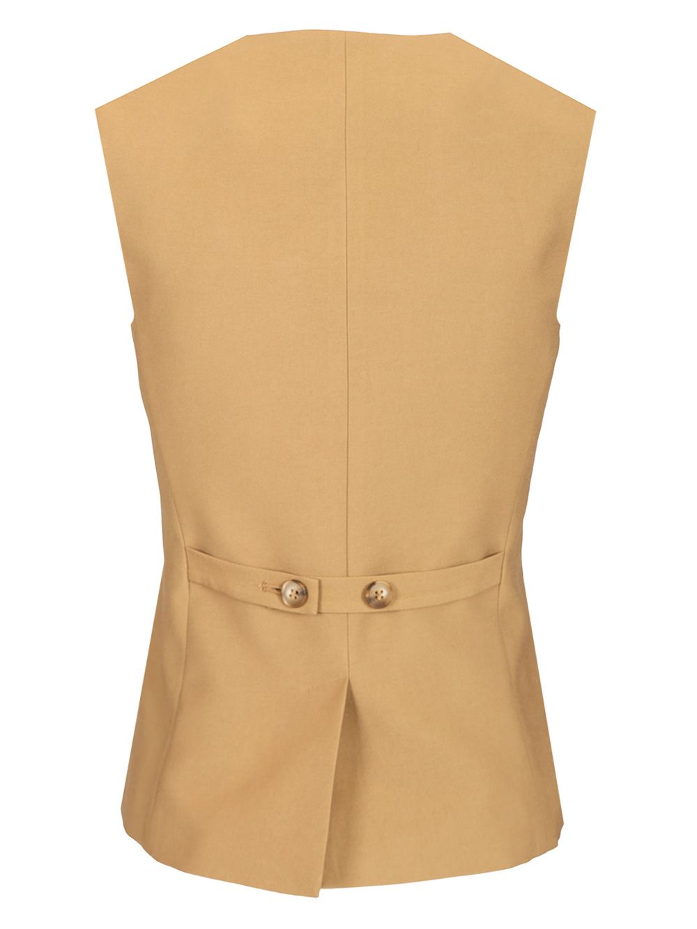 Al Duca D'Aosta 3-Button Twill Vest Jackets - Brown | a3a3205785d4c17739946e1a0ad586c00546f986