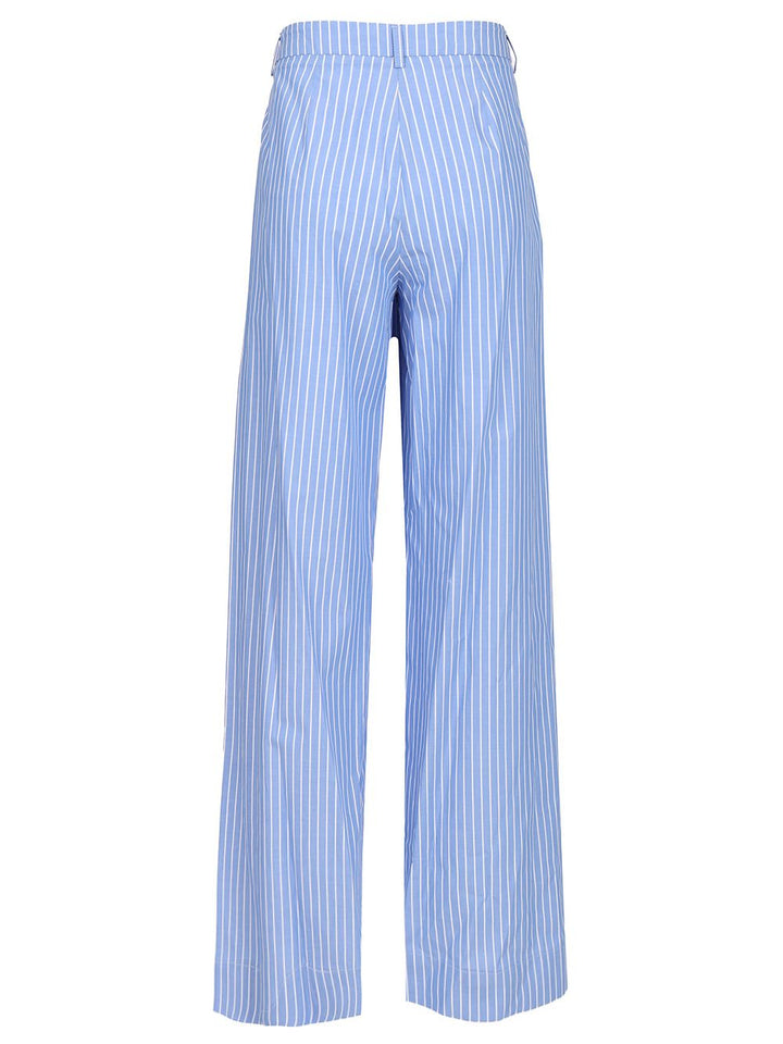 Al Duca D'Aosta Pantalone Pence Popeline Riga Azzurro-Bianco Trousers - Multicolor | b90c090d735db39c93d183d1d6a95ea7261c4beb