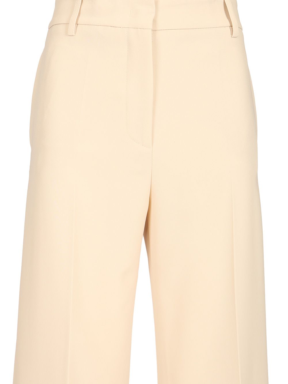 Al Duca D'Aosta Stretch Cady Palazzo Trousers - Beige | 5fb7c320e70b5520af5e24e36bf24130f8c99e49