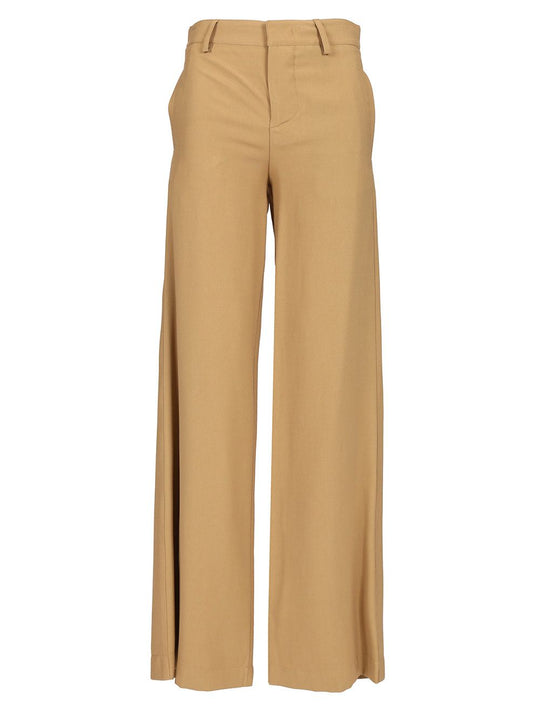 Wide Leg Trousers Brown