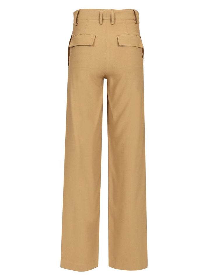 Al Duca D'Aosta Wide Leg Trousers - Brown | 28791c7eea34d43b98f3e0ac634293b332f662d3